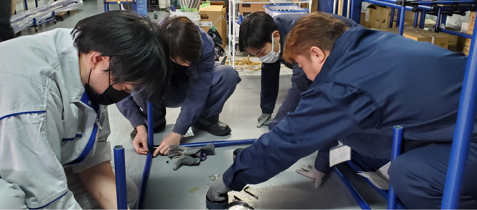 ５S改善コーチ育成実践中